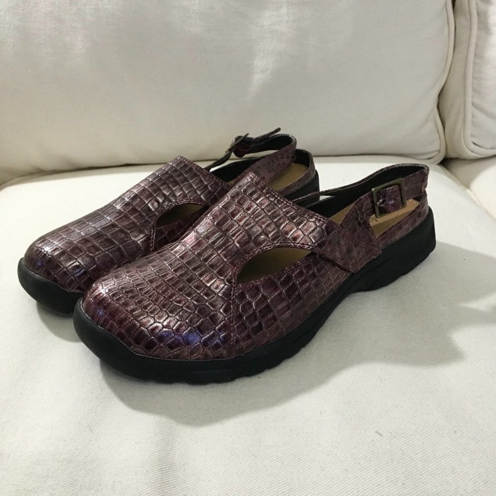 Comfortview Women's Miriam Sling Back Mules NWOT